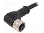 Connector: M12; plug; PIN: 5; female; A code-DeviceNet / CANopen BULGIN