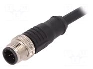 Connector: M12; plug; male; PIN: 5; straight; B code-Profibus; 4A BULGIN