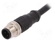 Connector: M12; plug; PIN: 4; male; A code-DeviceNet / CANopen BULGIN