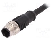 Connector: M12; plug; PIN: 3; male; A code-DeviceNet / CANopen BULGIN