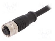 Connector: M12; plug; PIN: 5; female; B code-Profibus; IP67; 60V; 4A BULGIN