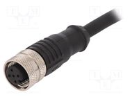 Connector: M12; plug; PIN: 5; female; A code-DeviceNet / CANopen BULGIN