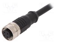 Connector: M12; plug; PIN: 4; female; A code-DeviceNet / CANopen BULGIN