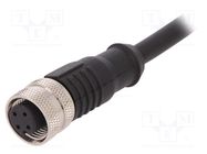 Connector: M12; plug; PIN: 3; female; A code-DeviceNet / CANopen BULGIN