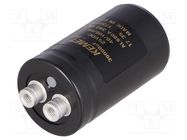 Capacitor: electrolytic; 39mF; 25VDC; Ø36x62mm; Pitch: 12.8mm; ±20% KEMET