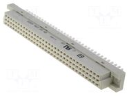 Connector: DIN 41612; plug; female; PIN: 96; straight; 2A; soldering HARTING