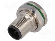 Connector: M12; socket; PIN: 5; male; A code-DeviceNet / CANopen BULGIN