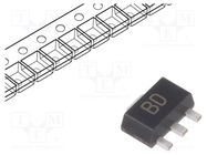 Transistor: NPN; bipolar; 45V; 1A; 1W; SOT89 DIODES INCORPORATED