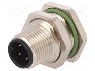 Connector: M12; socket; PIN: 4; male; A code-DeviceNet / CANopen LUMBERG AUTOMATION