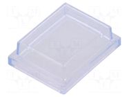 Cover; IP64; PVC; rectangular; 36x28x10.6mm Marquardt