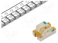 LED; SMD; 0805; yellow green; 20÷40mcd; 2x1.25x1.1mm; 120°; 20mA 