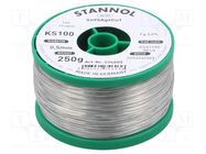 Tin; lead free; Sn95Ag4Cu1; 0.5mm; 0.25kg; reel; 217°C; Flux: SW33 