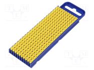 Markers; Marking: W; 2.8÷3.8mm; polyamide; yellow; -40÷85°C; WIC 