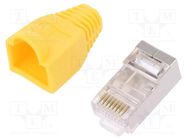 Connector: RJ45; plug; PIN: 8; Cat: 6; shielded,with protection LOGILINK