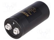 Capacitor: electrolytic; 3.3mF; 350VDC; Ø51x105mm; Pitch: 22.2mm KEMET