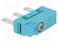 Microswitch SNAP ACTION; 0.1A/250VAC; 0.1A/30VDC; without lever PANASONIC