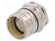 Enclosure for connectors: M23; ComLock,external thread; EMC HARTING