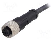 Cable: for sensors/automation; M12; PIN: 4; straight; 10m; plug LAPP