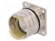 Enclosure for connectors: M23; ComLock,external thread; EMC HARTING
