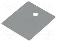 Heat transfer pad: silicone; TO247/1; 0.4K/W; L: 24mm; W: 21mm; 10kV 