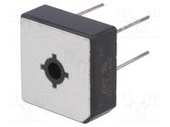 Bridge rectifier: single-phase; Urmax: 400V; If: 35A; Ifsm: 400A DC COMPONENTS