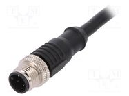 Connector: M12; plug; PIN: 4; male; A code-DeviceNet / CANopen BULGIN