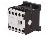 Contactor: 4-pole; NC x2 + NO x2; 24VDC; 6A; DILER; -25÷50°C EATON ELECTRIC