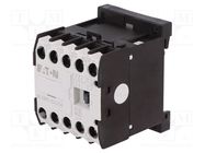 Contactor: 3-pole; NO x3; Auxiliary contacts: NO; 24VDC; 12A; DILEM EATON ELECTRIC