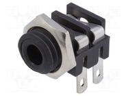 Connector: Jack 3,5mm; socket; female; mono; ways: 2; angled 90° CLIFF