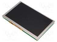 Display: TFT; 5"; 800x480; Illumin: LED; Dim: 120.7x75.8x21.5mm; RGB RAYSTAR OPTRONICS