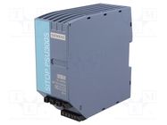 Power supply: switching; for DIN rail; 120W; 24VDC; 5A; IP20; OUT: 1 SIEMENS