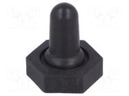 Cap; for toggle switches; neoprene rubber; black Marquardt