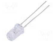 LED; 5mm; green; 12000÷21000mcd; 30°; Front: convex; 2.8÷3.8V BROADCOM (AVAGO)