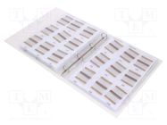 Kit: resistors; THT; ±5%; 3,9Ω÷10MΩ + 0Ω; No.of val: 87; 1740pcs. TE Connectivity