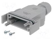 Enclosure for connectors: HDC; for cable; Han-Modular® ECO; IP65 HARTING