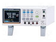 Milli-ohm meter; LCD TFT 3,5"; 320x240; Temp: -50÷399.9°C GW INSTEK