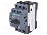 Motor breaker; 1.5kW; NO + NC; 220÷690VAC; for DIN rail mounting SIEMENS