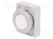 Switch: push-button; 30mm; Stabl.pos: 1; white; none; IP67; Ø30.5mm EATON ELECTRIC