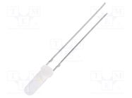 LED; 3mm; white cold; 750÷1120mcd; 150°; Front: convex; 2.7÷3.4V OPTOSUPPLY