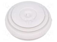 Grommet; stepped,with bulkhead; Ømount.hole: 23mm; SBS; grey; IP55 SCHNEIDER ELECTRIC