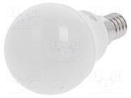 LED lamp; warm white; E14; 230VAC; 470lm; P: 5.5W; 2700K; CRImin: 80 PILA