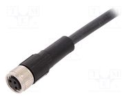 Connection lead; M8; PIN: 3; straight; 10m; plug; 60VAC; 4A; -25÷80°C LAPP