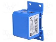 Splice terminal: distribution block; 6÷70mm2; ways: 1; blue; TS35 PAWBOL