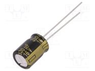 Capacitor: electrolytic; low ESR; THT; 330uF; 16VDC; Ø8x11.5mm PANASONIC