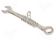 Wrench; combination spanner; 15mm; for working at height; steel BAHCO