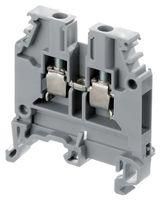 TERMINAL BLOCK, DIN RAIL, 2POS, 22-10AWG