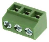 TERMINAL BLOCK PCB, 3 POSITION, 26-14AWG, 5MM