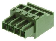 TERMINAL BLOCK PLUGGABLE, 4 POSITION, 24-16AWG, 3.5MM