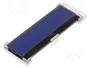 Display: LCD; alphanumeric; COG,STN Negative; 16x2; LED; PIN: 8; 1x8 DISPLAY ELEKTRONIK
