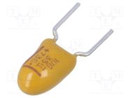 Capacitor: tantalum; 10uF; 35VDC; THT; ±10%; -55÷125°C; T356; 5.08mm KEMET